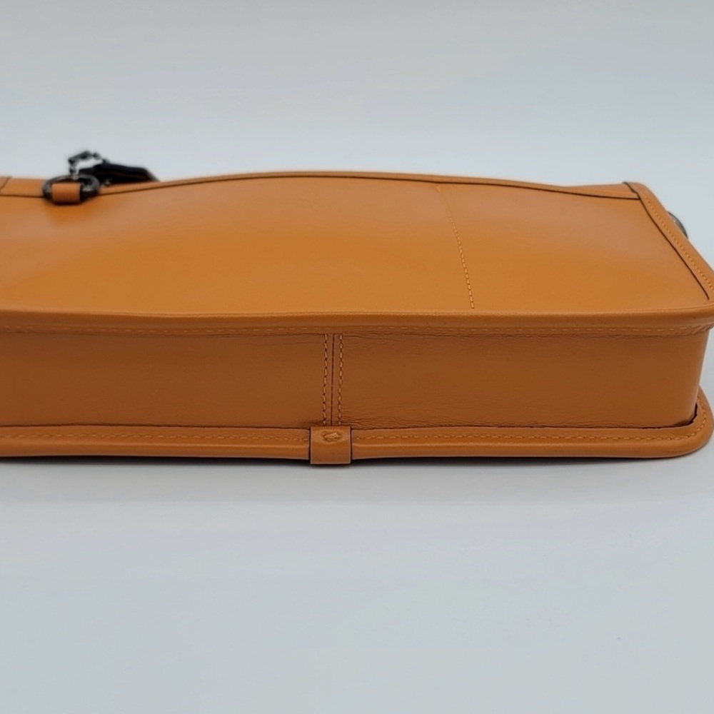 Coach Heritage Butterscotch Convertible Crossbody #955 - Picture 14 of 15